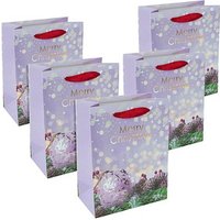 SIGEL Geschenktüten Charmful Christmas Large Motiv 18,0 x 23,0 cm, 5 St. von Sigel