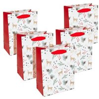5 SIGEL Geschenktüten Christmas motifs watercolor Large rot/weiß 18,0 x 23,0 cm 5 SIGEL Geschenktüten Christmas motifs watercolor Large rot/weiß 18,0 x 23,0 cm von Sigel