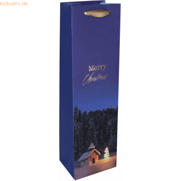 5 x Sigel Geschenktasche Bottle 100x350x80mm Christmas Chapel 5 x Sigel Geschenktasche Bottle 100x350x80mm Christmas Chapel von Sigel