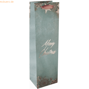 5 x Sigel Geschenktasche Bottle 100x350x80mm Glamorous Christmas 5 x Sigel Geschenktasche Bottle 100x350x80mm Glamorous Christmas von Sigel