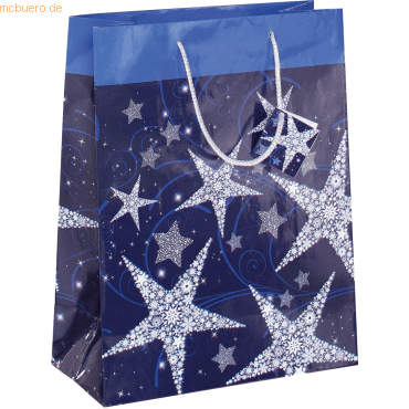 5 x Sigel Geschenktasche Shining Stars 26x33x12cm von Sigel