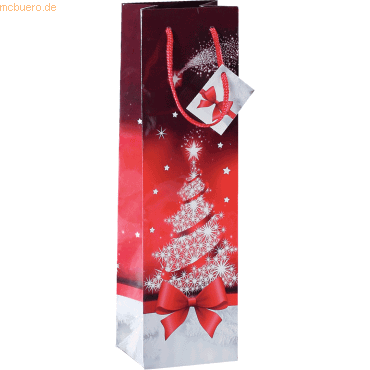 5 x Sigel Geschenktasche Bottle Sparkling Tree 100x350x80mm 5 x Sigel Geschenktasche Bottle Sparkling Tree 100x350x80mm von Sigel