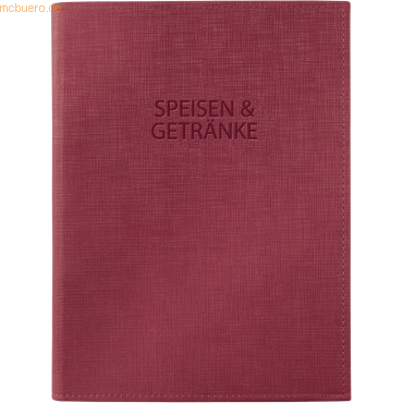 5 x Sigel Speisekarten-Mappe Speisen&Getränke Buchschrauben-Bindung A5 von Sigel