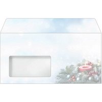 50 SIGEL Weihnachtsbriefumschläge Candlelight Cheer DIN lang mit Fenster 50 SIGEL Weihnachtsbriefumschläge Candlelight Cheer DIN lang mit Fenster von Sigel