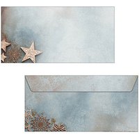 SIGEL Weihnachtsbriefumschläge Glamorous Christmas DIN lang ohne Fenster, 50 St. von Sigel
