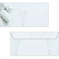 SIGEL Weihnachtsbriefumschläge Modern Christmas DIN lang ohne Fenster, 50 St. von Sigel