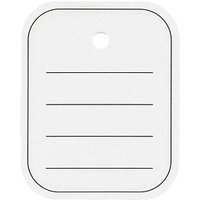 SIGEL Hängeetiketten weiß 40,0 x 50,0 mm liniert, 500 St. SIGEL Hängeetiketten weiß 40,0 x 50,0 mm liniert, 500 St. von Sigel