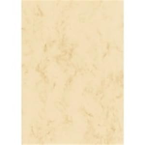 Papier Sigel DP372, A4, 90g, marmoriert, beige, 100 Blatt Papier Sigel DP372, A4, 90g, marmoriert, beige, 100 Blatt von Sigel