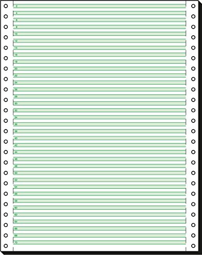 SIGEL 12247 Endlospapier 12 Zoll x 240 mm (A4 hoch), 60 g, 2000 Blatt LP, 1fach, mit Leselinien, Druckerpapier von Sigel