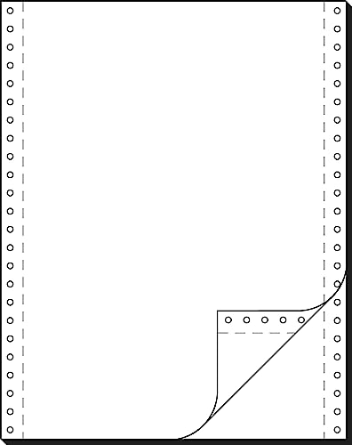 SIGEL 32242 Endlospapier 12 Zoll x 240 mm (A4 hoch), 60/57 g, 1000 Sätze LP, SD, 2fach, Druckerpapier von Sigel