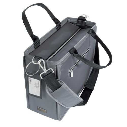 SIGEL BA413 Desk Sharing Bag Premium, Organizer für mobiles Arbeiten, sehr sicherer Stand, wasserabweisend, Reißverschluss Tragegriffe Schultergurt, Laptop bis 17,3 Zoll, grau, Large 50x28x15cm SIGEL BA413 Desk Sharing Bag Premium, Organizer für mobiles Arbeiten, sehr sicherer Stand, wasserabweisend, Reißverschluss Tragegriffe Schultergurt, Laptop bis 17,3 Zoll, grau, Large 50x28x15cm von Sigel