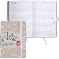 SIGEL Buchkalender Jolie 2026 Cosmic Fantasy Beige, 1 St. von Sigel