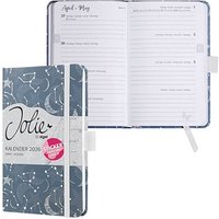 SIGEL Buchkalender Jolie 2026 Cosmic Fantasy Blue, 1 St. von Sigel