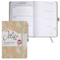 SIGEL Buchkalender Jolie 2026 Sparkle Leaves, 1 St. von Sigel