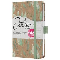 SIGEL Buchkalender Jolie 2026 Sparkle Leaves von Sigel