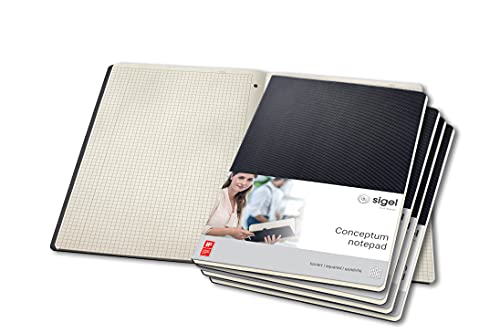 SIGEL CO800 Notizblock A4 kariert, 60 Blatt, Conceptum - 5er Pack SIGEL CO800 Notizblock A4 kariert, 60 Blatt, Conceptum - 5er Pack von Sigel