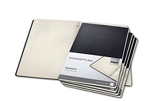 SIGEL CO801 Notizblock A4 liniert, 60 Blatt, Conceptum - 5er Pack SIGEL CO801 Notizblock A4 liniert, 60 Blatt, Conceptum - 5er Pack von Sigel