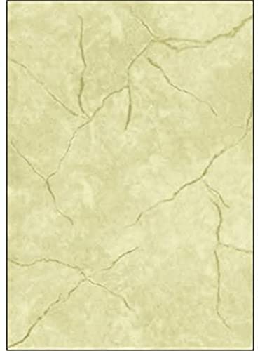 SIGEL DP648 Hochwertiges Struktur-Papier / Karton Granit beige, A4, 50 Blatt, Motiv beidseitig, 200 g, Urkundenpapier, aus nachhaltigem Papier von Sigel