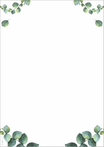 SIGEL DP679 Hochwertiges Motivpaper, Druckerpapier, Eukalyptus, grün, A4, 100 Blatt, Motiv beidseitig, 90 g/m², für Speisekarten, aus nachhaltigem Papier SIGEL DP679 Hochwertiges Motivpaper, Druckerpapier, Eukalyptus, grün, A4, 100 Blatt, Motiv beidseitig, 90 g/m², für Speisekarten, aus nachhaltigem Papier von Sigel