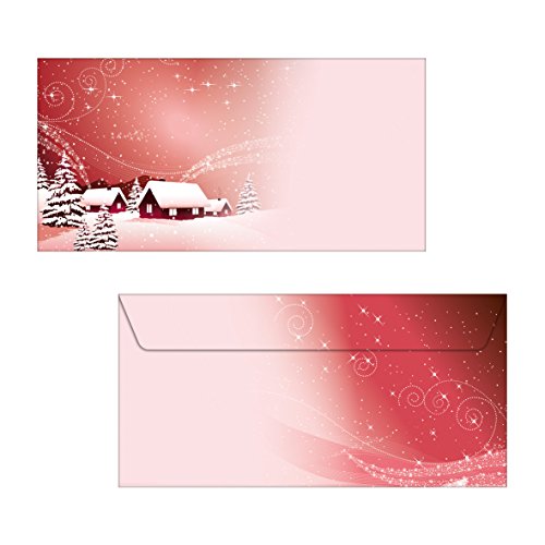 SIGEL DU033 Briefumschläge Weihnachten "Silent Night" | DIN lang (110x220 mm) | 50 Stück von Sigel