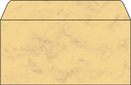 SIGEL DU172 Briefumschläge Marmor sandbraun, 50 Stück, gummiert, DIN lang SIGEL DU172 Briefumschläge Marmor sandbraun, 50 Stück, gummiert, DIN lang von Sigel