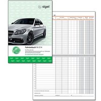 SIGEL Fahrtenbuch, Pkw und Lkw mit Kraftstoffverbrauch Formularbuch FA514 von Sigel