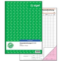 SIGEL Kassenabrechnung Formularbuch KG425 von Sigel