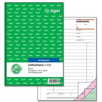 SIGEL Lieferschein mit Empfangsschein Formularbuch LI535 von Sigel