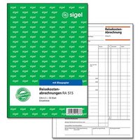 SIGEL Reisekostenabrechnung/Einzelreise Formularbuch RA515 SIGEL Reisekostenabrechnung/Einzelreise Formularbuch RA515 von Sigel