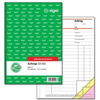 SIGEL Auftrag Formularbuch SD002 von Sigel
