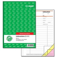 SIGEL Lieferschein mit Empfangsschein Formularbuch SD012 von Sigel