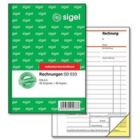 SIGEL Rechnung Formularbuch SD033 von Sigel