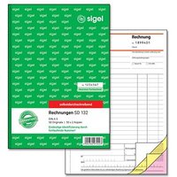 SIGEL Rechnung mit fortlaufenden Nummern Formularbuch SD132 von Sigel