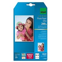 SIGEL Fotopapier IP656 10,0 x 15,0 cm hochglänzend 260 g/qm 72 Blatt SIGEL Fotopapier IP656 10,0 x 15,0 cm hochglänzend 260 g/qm 72 Blatt von Sigel