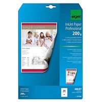 SIGEL Fotopapier IP681 DIN A4 matt 200 g/qm 25 Blatt von Sigel