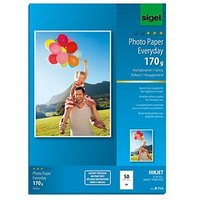 SIGEL Fotopapier IP714 DIN A4 hochglänzend 170 g/qm 50 Blatt von Sigel