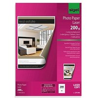 SIGEL Fotopapier LP344 DIN A4 glänzend 200 g/qm 200 Blatt von Sigel