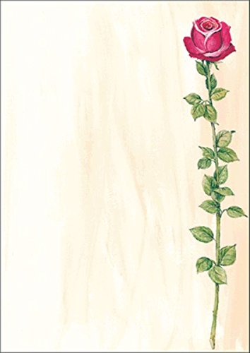 SIGEL GMBH MotivPapier A4 90g 25Bl Rose Bloom 4004360966620 von Sigel