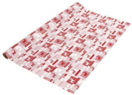 SIGEL GP118 Weihnachts-Geschenkpapier rot/weiß, 1 Rolle 5m x 70 cm SIGEL GP118 Weihnachts-Geschenkpapier rot/weiß, 1 Rolle 5m x 70 cm von Sigel