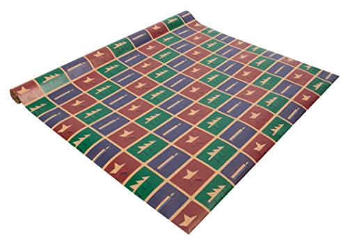 SIGEL GP122 Weihnachts-Geschenkpapier, Kraftpapier, rot, grün, violett, 1 Rolle 5 m x 50 cm, "Cut-out style", aus nachhaltigem Papier SIGEL GP122 Weihnachts-Geschenkpapier, Kraftpapier, rot, grün, violett, 1 Rolle 5 m x 50 cm, "Cut-out style", aus nachhaltigem Papier von Sigel