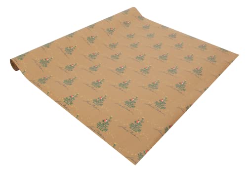 SIGEL GP123 Weihnachts-Geschenkpapier, Kraftpapier, braun, grün, rot, 1 Rolle 5 m x 50 cm, "Christmas with apples", aus nachhaltigem Papier SIGEL GP123 Weihnachts-Geschenkpapier, Kraftpapier, braun, grün, rot, 1 Rolle 5 m x 50 cm, "Christmas with apples", aus nachhaltigem Papier von Sigel