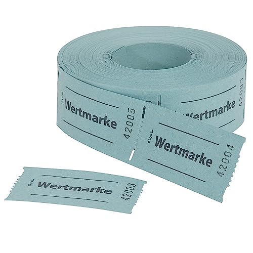 SIGEL GR555 Wertmarken Gutscheinmarken Rolle blau, 500 Bons, aus Recyclingpapier, Essensmarken, Getränkebons SIGEL GR555 Wertmarken Gutscheinmarken Rolle blau, 500 Bons, aus Recyclingpapier, Essensmarken, Getränkebons von Sigel