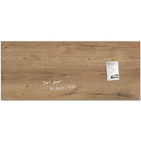 SIGEL Glas-Magnettafel artverum® 130,0 x 55,0 cm Natural Wood von Sigel