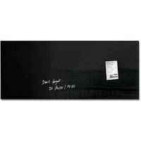 SIGEL Glas-Magnettafel artverum®  130,0 x 55,0 cm schwarz von Sigel