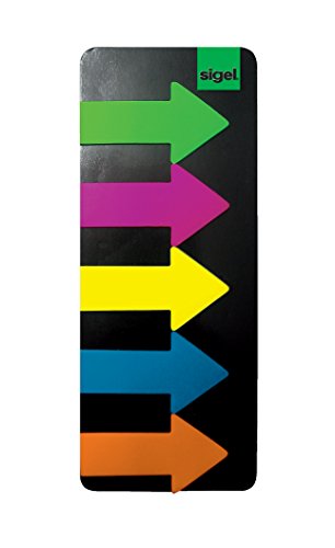 SIGEL HN600 Haftmarker Pfeile, 125 Streifen im Format 25 x 45 mm, 5 Farben SIGEL HN600 Haftmarker Pfeile, 125 Streifen im Format 25 x 45 mm, 5 Farben von Sigel