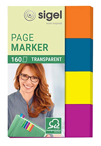SIGEL HN614 Haftmarker, 160 Streifen im Format 20 x 50 mm, orange, blau, gelb, lila SIGEL HN614 Haftmarker, 160 Streifen im Format 20 x 50 mm, orange, blau, gelb, lila von Sigel