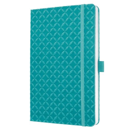 Sigel JN103 Notizbuch A5 liniert türkis, Tagebuch Jolie, Hardcover, Gummiband, Stifteschlaufe, Einstecktasche, Aqua Green vegan, aus nachhaltigem Papier Sigel JN103 Notizbuch A5 liniert türkis, Tagebuch Jolie, Hardcover, Gummiband, Stifteschlaufe, Einstecktasche, Aqua Green vegan, aus nachhaltigem Papier von Sigel