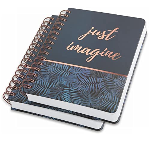 SIGEL JN603/2 Spiralblock A5 dotted Notizblock Bullet Journal Jolie, 2er Pack, dickes 120g Papier, 240 Seiten, blau/schwarz, vegan, aus nachhaltigem Papier hergestellt SIGEL JN603/2 Spiralblock A5 dotted Notizblock Bullet Journal Jolie, 2er Pack, dickes 120g Papier, 240 Seiten, blau/schwarz, vegan, aus nachhaltigem Papier hergestellt von Sigel