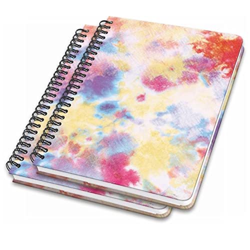 SIGEL JN608/2 Spiralblock A5 dotted, Notizblock Bullet Journal Jolie, 100 g/m², Batik, 120 Seiten, vegan, aus nachhaltigem Papier hergestellt von Sigel