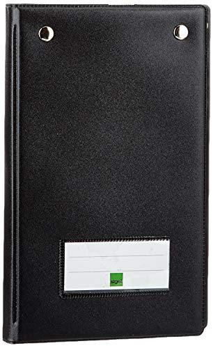 SIGEL KC626 Schreibmappe mit 2 Metallklemmen und Stifthalter, für 10x16,5 cm und DIN A6, zur sicheren Aufbewahrung als Kassenblockmappe und für andere Formulare SIGEL KC626 Schreibmappe mit 2 Metallklemmen und Stifthalter, für 10x16,5 cm und DIN A6, zur sicheren Aufbewahrung als Kassenblockmappe und für andere Formulare von Sigel